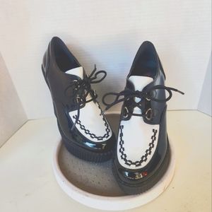 2-toned Platform Creepers by Demonia